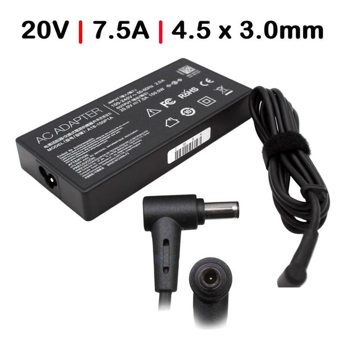 Cargador Para Portátil Asus Zenbook Pro 15 Ux580gd 150w 20v 7.5a 4.5x3.0mm