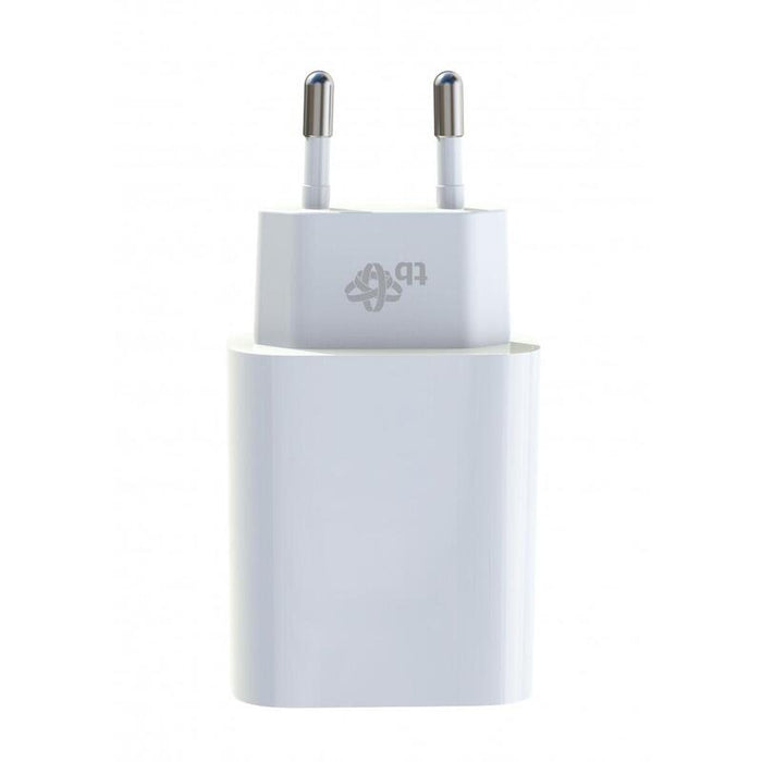 Cargador Tb Universal 2x3a Usb C + Usb A Blanco