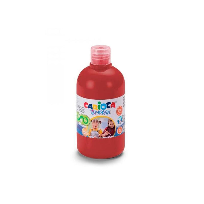 Carioca Botella De Tempera 500ml - Colores Superlavables - Faciles De Mezclar - Aplicable En Materiales Porosos - Alta