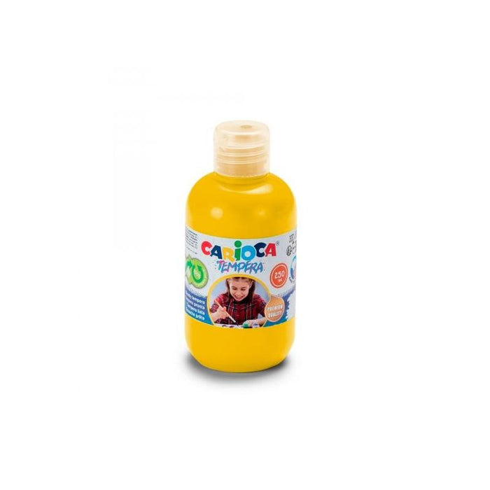 Carioca Botella Tempera 250ml - Colores Superlavables - Faciles De Mezclar - Aplicable En Materiales Porosos - Alta