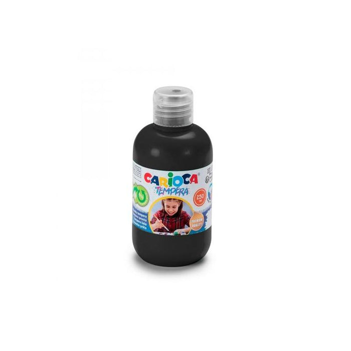 Carioca Botella Tempera 250ml - Colores Superlavables - Faciles De Mezclar - Aplicable En Materiales Porosos - Alta