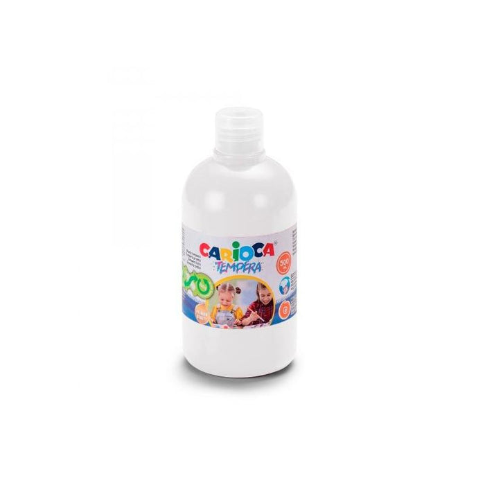 Carioca Botella Tempera 500ml - Colores Superlavables - Faciles De Mezclar - Aplicable En Materiales Porosos - Alta