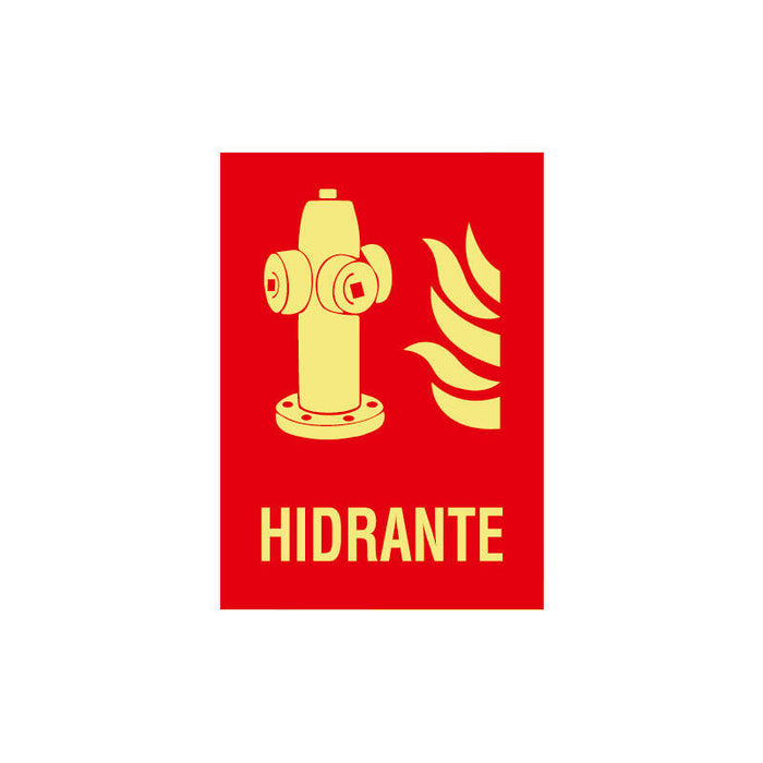 Cartel De Señalización Hidrante
