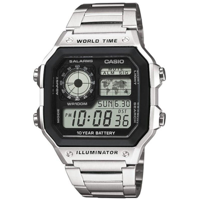 Casio Ae-1200whd-1avef Collection Men Reloj Digital Plata