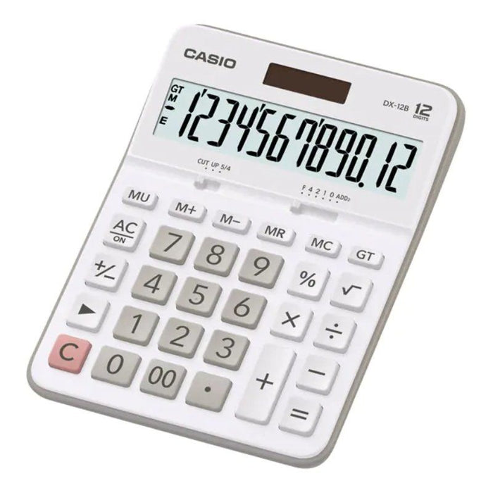 Casio Calculadora 12 Dígitos Blanco Dx-12b-W-Ec