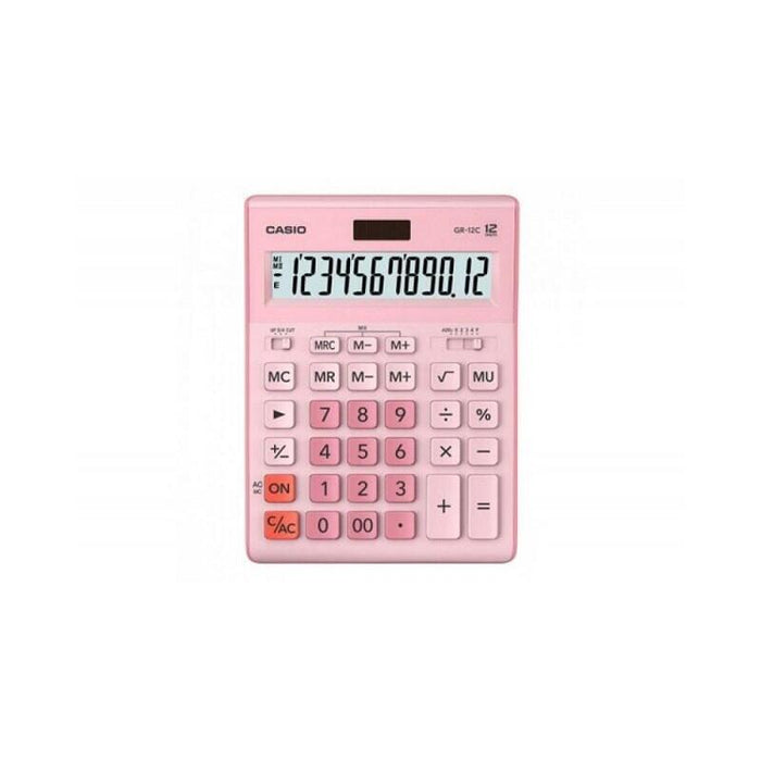 Casio Calculadora De Oficina Sobremesa 12 Dígitos Rosa