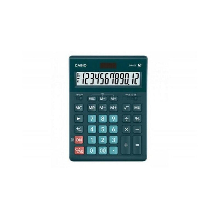 Casio Calculadora De Oficina Sobremesa 12 Dígitos Verde Oscuro