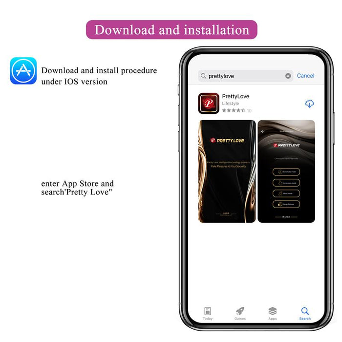 Pretty Love Catalina Masajeador Free App - Lila