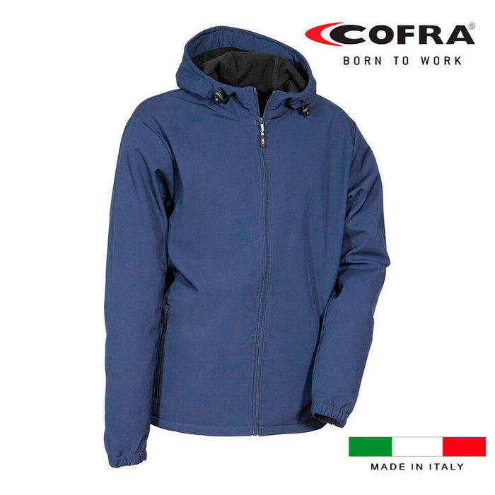 Cazadora Softshell Vannas Azul Marino Cofra Talla L
