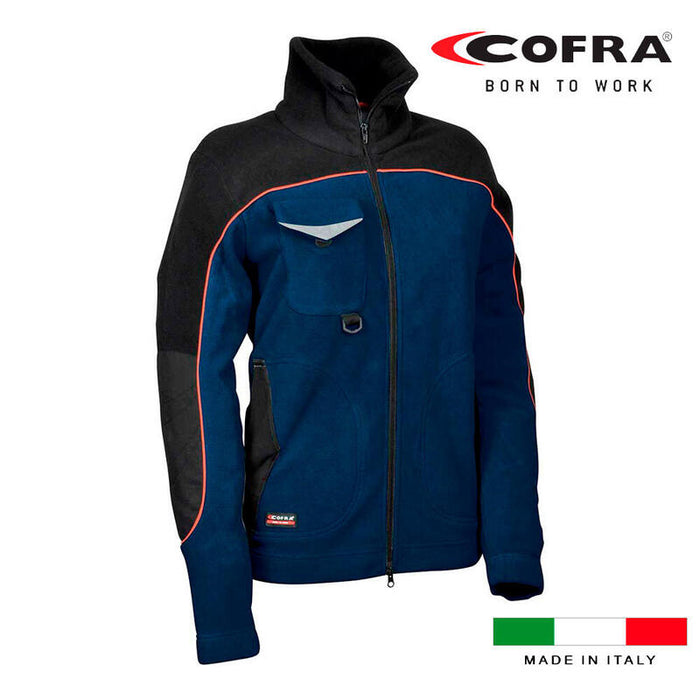 Cazadora Woman Forro Polar Rider Azul Marino Negro Cofra Talla L