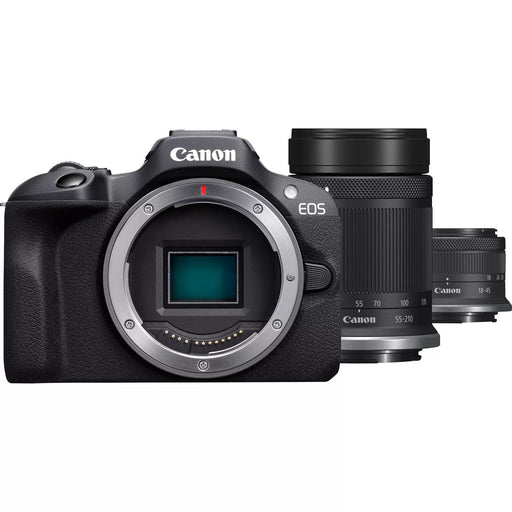 EAN 4549292214635 - Canon EOS R100 + RF-S 18-45mm F4.5-6.3 IS STM + RF-S 55-200mm F5-7.1 IS STM Kit MILC 24,1 MP CMOS 6000 x  imagen 1