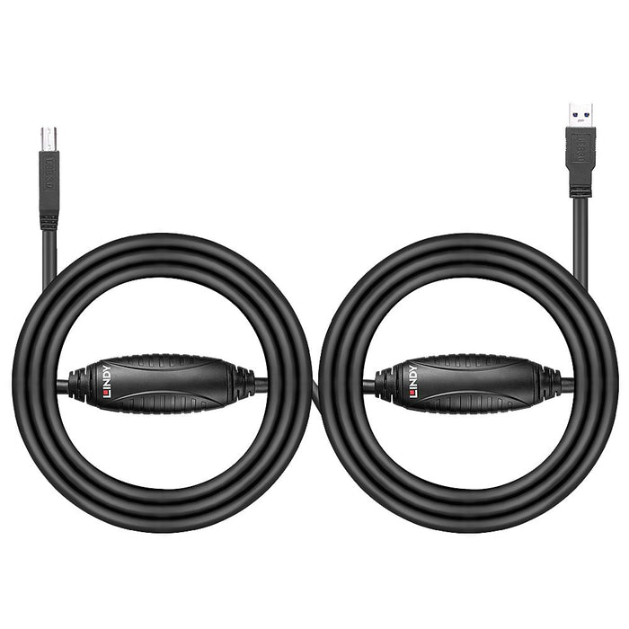 EAN 4002888430982 - Lindy 43098 cable USB USB 3.2 Gen 1 (3.1 Gen 1) 10 m USB A USB B Negro imagen 2