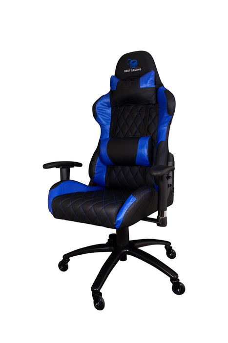 EAN 8436556143823 - Deep Gaming Deep Command II Silla para videojuegos de PC Asiento acolchado Negro, Azul imagen 2