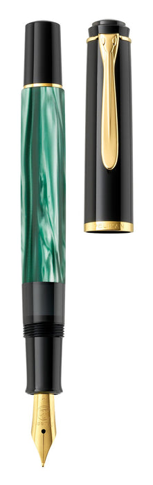 EAN 4012700994103 - Pelikan 994103 pluma estilográfica Sistema de llenado integrado Negro, Oro, Verde, Color mármol 1 pieza(s imagen 4