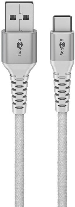 EAN 4040849745324 - Goobay 74532 cable USB USB 2.0 3 m USB C USB A Blanco imagen 2