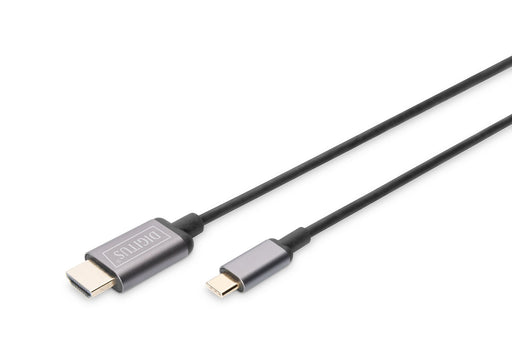 EAN 4016032465072 - Digitus DA-70821 adaptador de cable de vídeo 1,8 m USB Tipo C HDMI tipo A (Estándar) Gris imagen 1