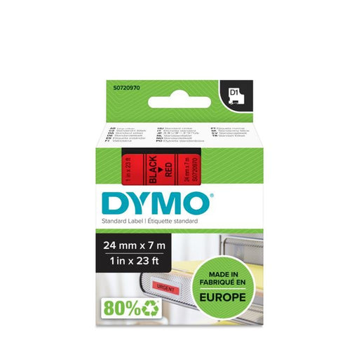 EAN 5411313536172 - DYMO D1 Standard - Black on Red - 24mm cinta para impresora de etiquetas imagen 2