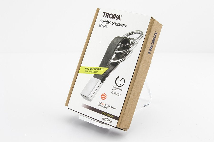 EAN 4024023116810 - TROIKA TWISTER Anilla de llavero Negro, Plata imagen 6