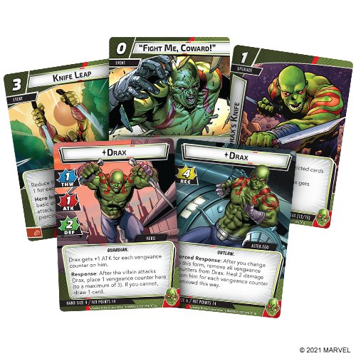 EAN 4015566029798 - Fantasy Flight Games Drax Hero Pack Marvel Champions: The Card Game Expansión de juego de cartas imagen 2