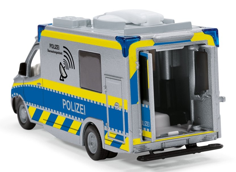 EAN 4006874023011 - Siku Mercedes-Benz Sprinter Police Modelo a escala de furgón policial Previamente montado 1:50 imagen 4