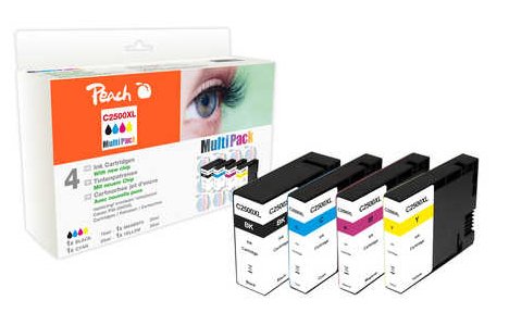 EAN 7640169581885 - Peach 0F319585 cartucho de tinta 4 pieza(s) Negro, Cian, Magenta, Amarillo imagen 1