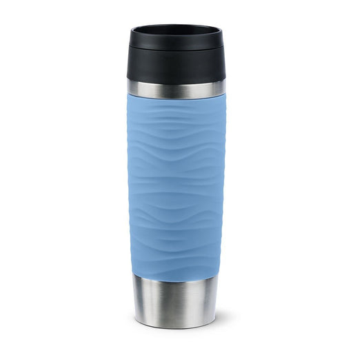EAN 4009049545110 - EMSA Travel Mug Waves Grande 500 ml Azul, Acero inoxidable imagen 1