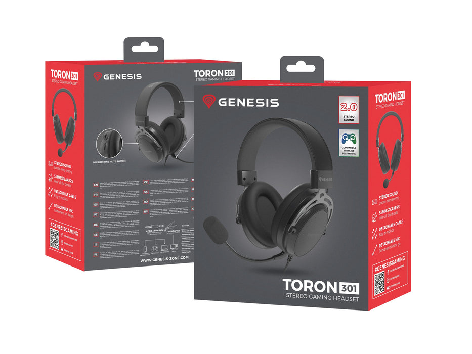 EAN 5901969444414 - GENESIS Toron 301 Auriculares Alámbrico Diadema Juego Negro imagen 7