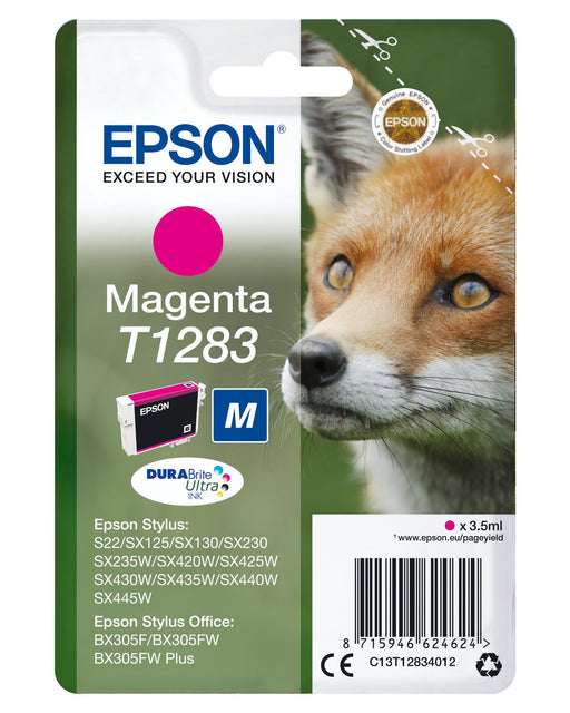 EAN 8715946624631 - Epson Fox T1283 cartucho de tinta 1 pieza(s) Original imagen 1