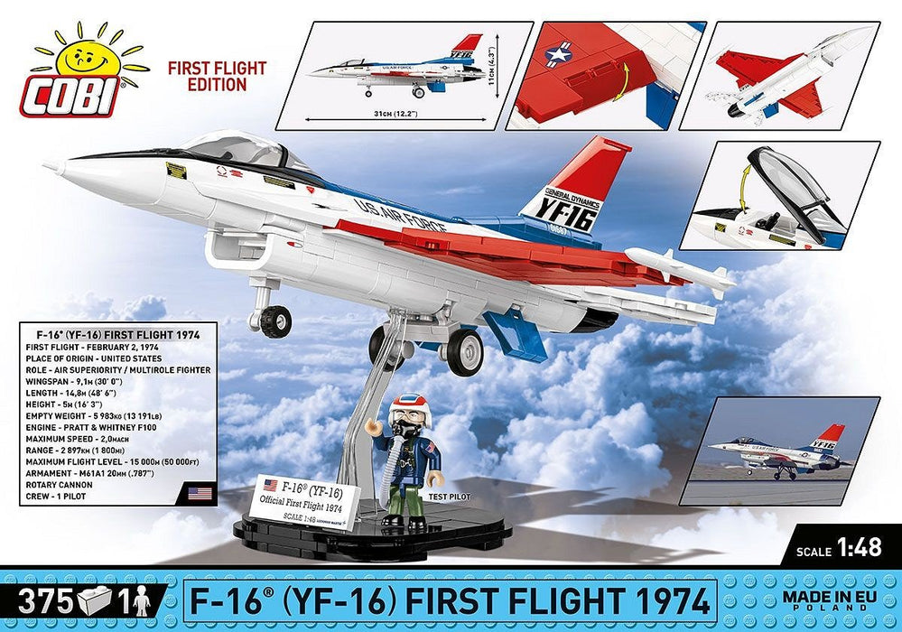 EAN 5902251058920 - COBI F-16 (YF-16) First Flight 1974 imagen 4