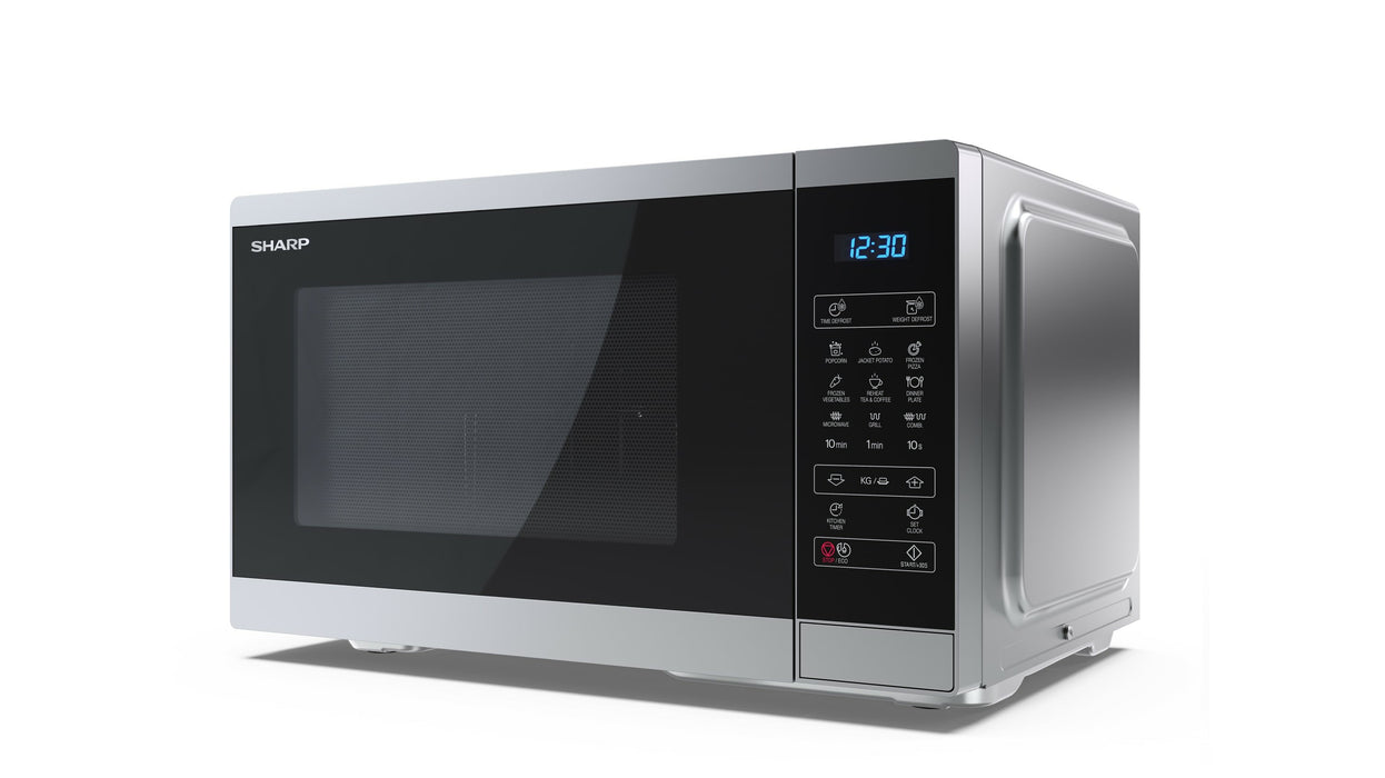 EAN 4974019464190 - Sharp YC-MG252AE-S microondas Negro, Plata Microondas con grill Encimera 25 L 900 W imagen 2