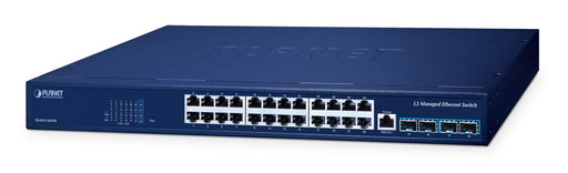 EAN 4711605287258 - PLANET Layer 3 24-Port 10/100/1000T Gestionado L3 Gigabit Ethernet (10/100/1000) Energía sobre Ethernet ( imagen 1
