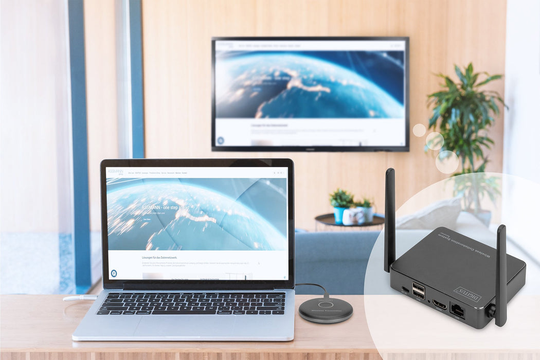 EAN 4016032478911 - Digitus DS-55322 extensor audio/video Transmisor de señales AV Negro, Gris imagen 7