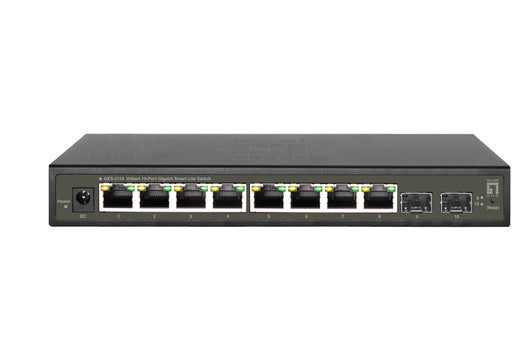 EAN 4015867229255 - LevelOne GES-2110 switch Gestionado L2 Gigabit Ethernet (10/100/1000) Negro imagen 1