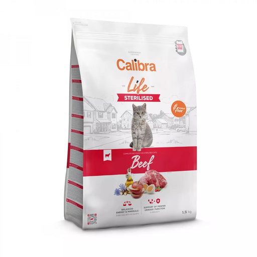 EAN 8595706700450 - Calibra 8595706700450 alimento seco para gatos 1,5 kg Adulto Ternera imagen 1