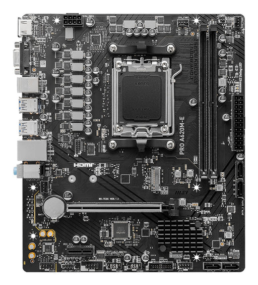 EAN 4711377093804 - MSI PRO A620M-E placa base AMD A620 Zócalo AM5 micro ATX imagen 2