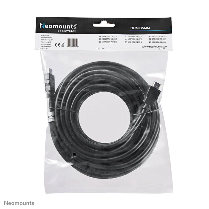 EAN 8717371442743 - Neomounts HDMI35MM cable HDMI 10 m HDMI tipo A (Estándar) Negro imagen 5