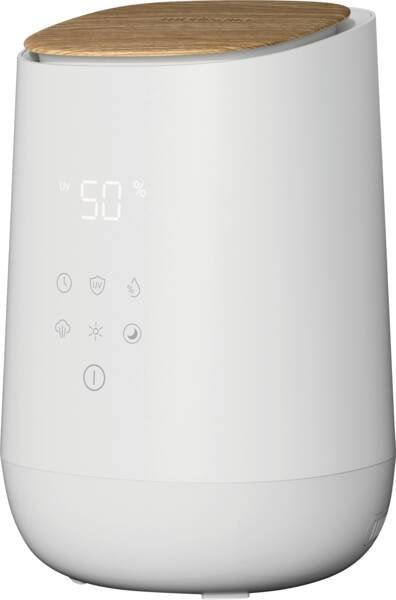 EAN 4015588600739 - Medisana AH 680 humidificador Ultrasónica 2,6 L Blanco, Madera 24 W imagen 1