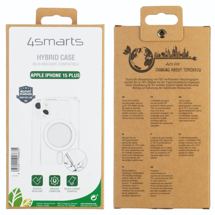 EAN 4252011906611 - 4smarts Ibiza funda para teléfono móvil 17 cm (6.7") Carcasa rígida Transparente imagen 8