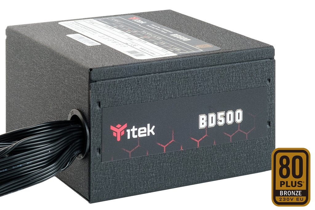 EAN 8056157881094 - itek BD500 unidad de fuente de alimentación 500 W 24-pin ATX ATX Negro imagen 1