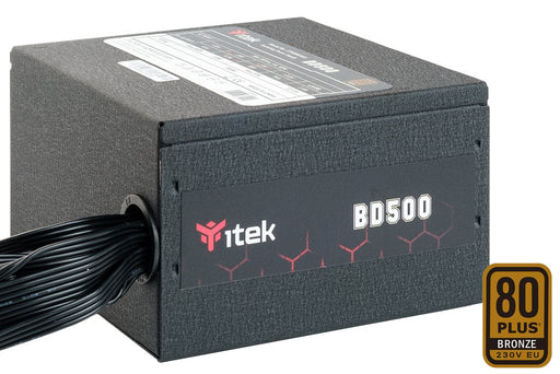 EAN 8056157881094 - itek BD500 unidad de fuente de alimentación 500 W 24-pin ATX ATX Negro imagen 1