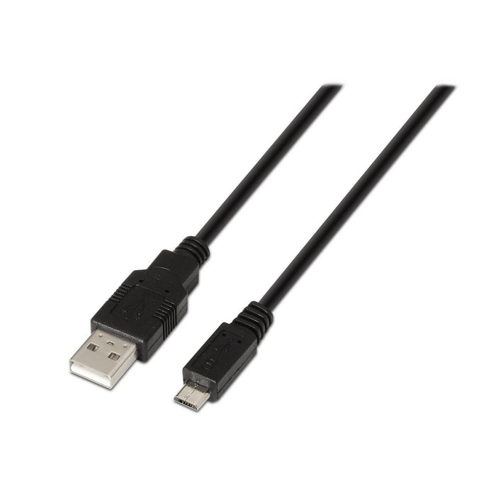 EAN 8436574700282 - AISENS A101-0029 cable USB USB 2.0 3 m USB A Micro-USB B Negro imagen 1