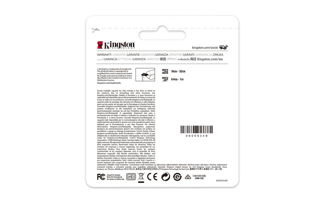 EAN 740617299250 - Kingston Technology Canvas Select Plus MicroSDXC UHS-I Clase 10 imagen 4