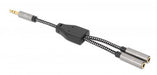 EAN 0766623356114 - Manhattan 356114 cable de audio 0,15 m 3,5mm 2 x 3.5mm Negro, Plata imagen 2