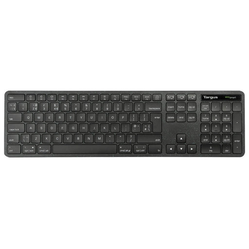 EAN 5063194001388 - Targus EcoSmart AKB873UK teclado Universal RF Wireless + Bluetooth QWERTY Inglés del Reino Unido Negro imagen 1
