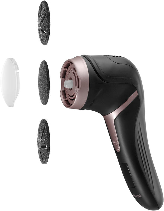 EAN 8595631035993 - Concept PN3020 dispositivo para el cuidado de pies Foot pumice Negro, Oro rosa imagen 8