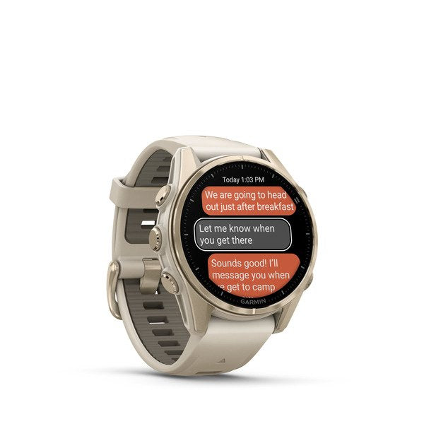 EAN 753759337995 - Garmin fenix 8 3,3 cm (1.3") AMOLED 43 mm Digital 416 x 416 Pixeles Pantalla táctil Oro Wifi GPS (satélite imagen 5