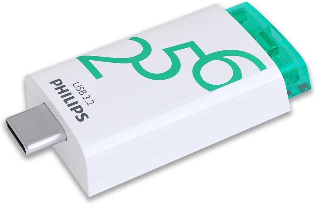 EAN 4895229115101 - Philips USB 3.2 256GB Click Series Gen 1 USB-C unidad flash USB USB tipo A 3.2 Gen 1 (3.1 Gen 1) Blanco imagen 1