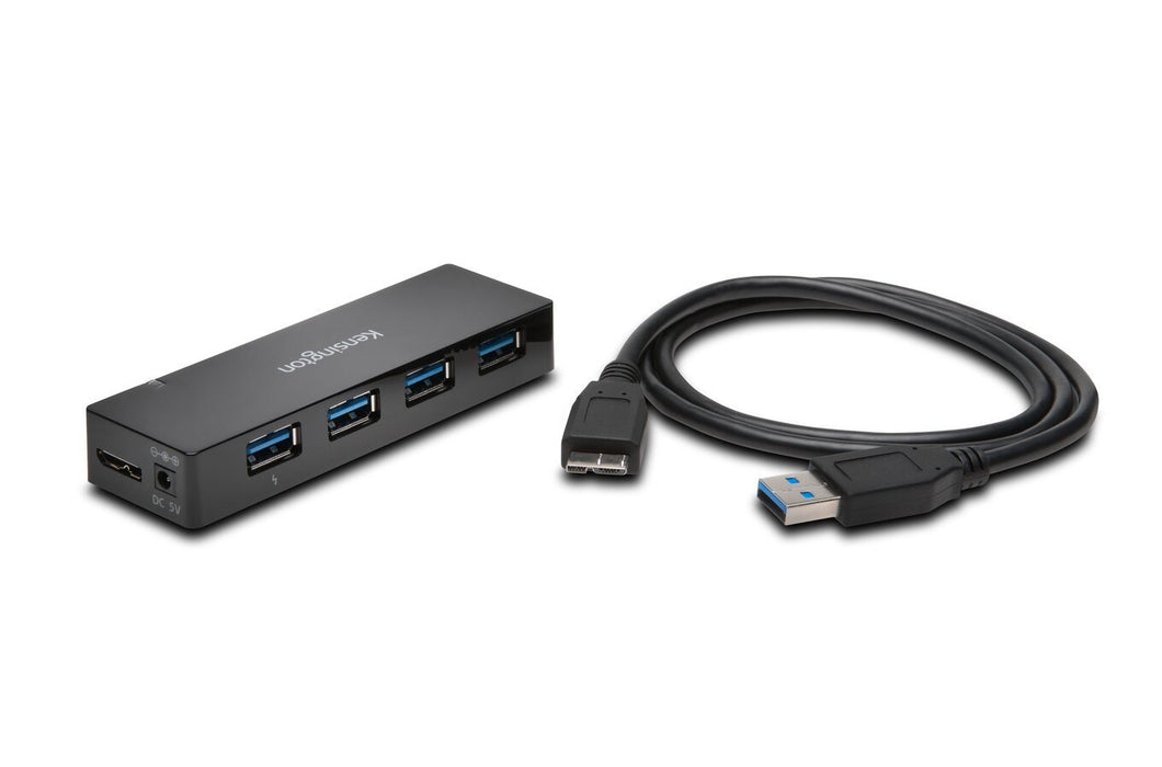 EAN 5028252591515 - Kensington UH4000C USB 3.2 Gen 1 (3.1 Gen 1) Micro-B 5000 Mbit/s Negro imagen 2