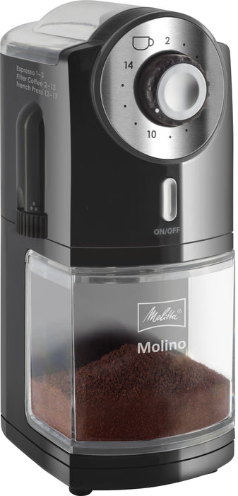 EAN 4006508215188 - Melitta Molino 100 W Negro, Acero inoxidable imagen 1