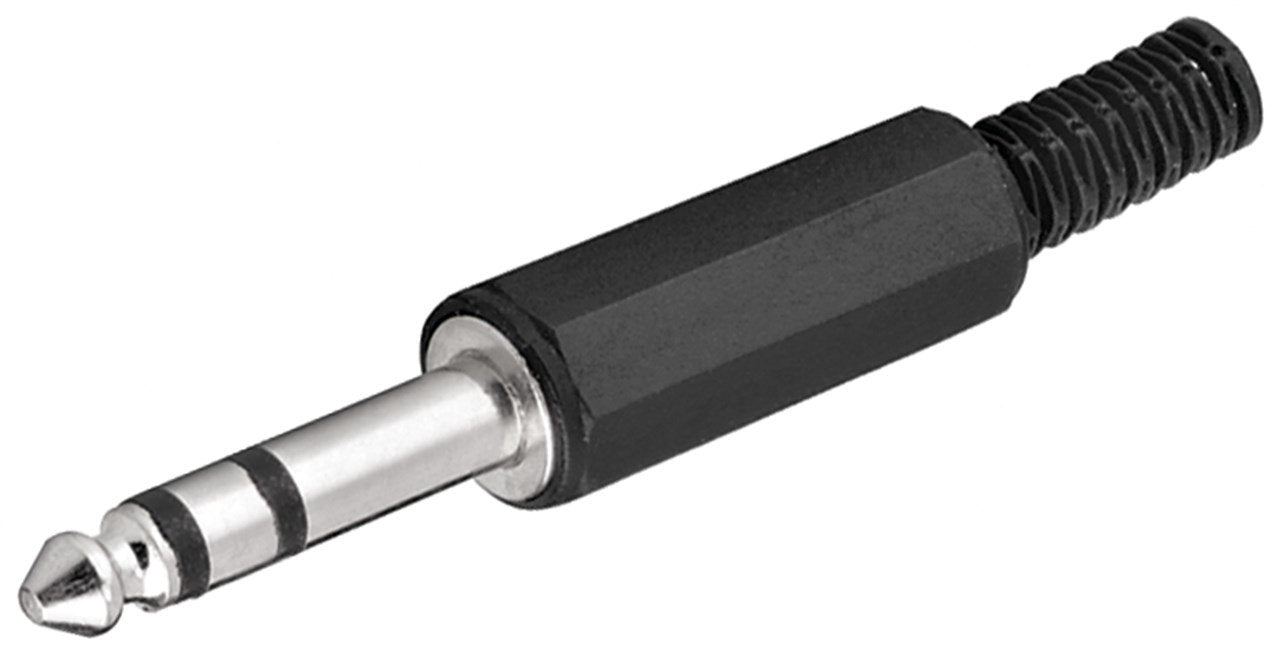 EAN 4040849110368 - Goobay 11036 conector 6.35 mm Negro, Plata imagen 1